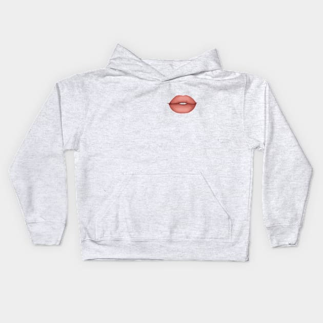 Lips Kids Hoodie by juniperleaves